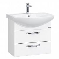 Тумба с раковиной Aquaton Ария 50 М белый