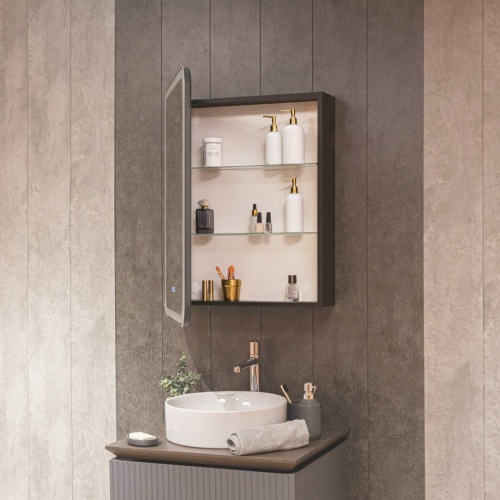 Зеркало-шкаф АQUAme AQM9204 60х80, левый фото 3