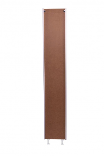 Шкаф-колонна Style Line Бергамо с корзиной, Люкс антискрейтч белый, PLUS фото 4