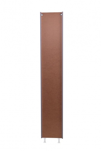 Шкаф-колонна Style Line Бергамо L с корзиной, Люкс антискрейтч серый, PLUS фото 4