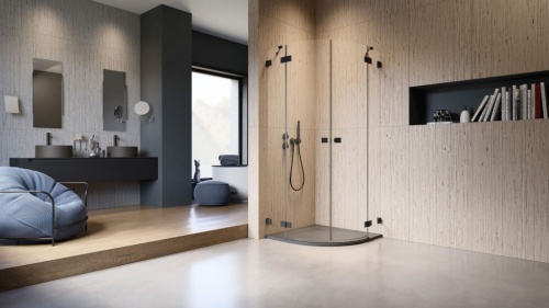 Душевой уголок Radaway Essenza Pro Black PDD фото 3