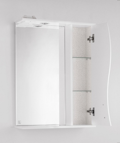 Зеркало-шкаф Style Line Панда 60/С, Волна фото 2