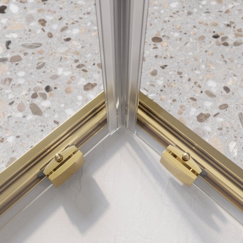 Душевой уголок BelBagno LUCE-A-2-90-C-ORO фото 2