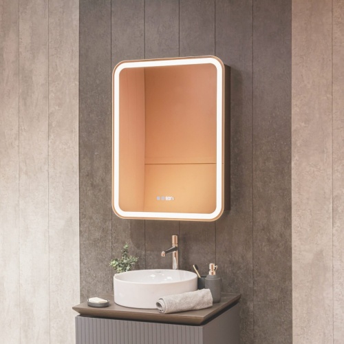 Зеркало-шкаф АQUAme AQM9204 60х80, левый фото 2