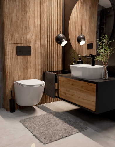 Подвесной унитаз AQUAme AQM2002LPRO  фото 3