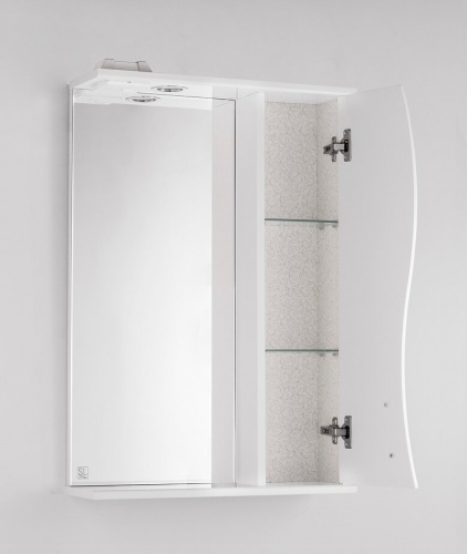 Зеркало-шкаф Style Line Панда 55/С, Волна фото 2
