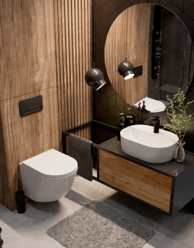 Подвесной унитаз AQUAme AQM2002LPRO  фото 2