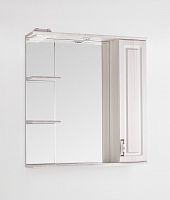 Зеркало-шкаф Style Line Олеандр-2 75/С, рельеф пастель