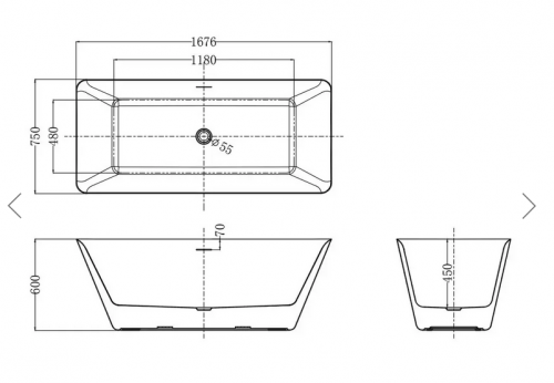 Ванна AQUAme AQM3502GW фото 7