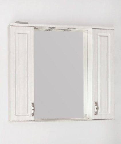 Зеркало-шкаф Style Line Олеандр-2 90/С, рельеф пастель