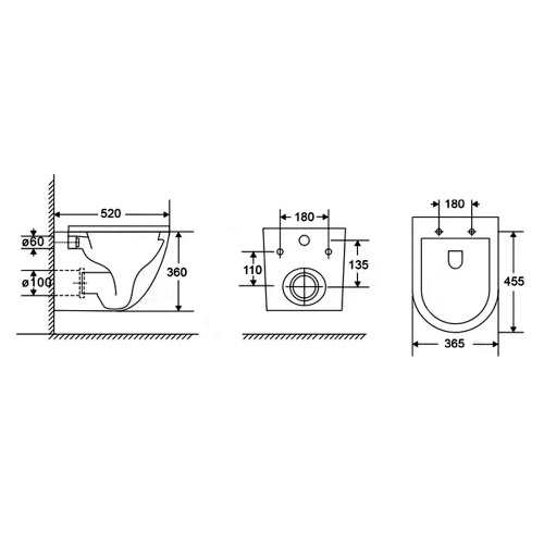 Подвесной унитаз AQUAme AQM2002LPRO  фото 7